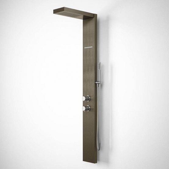 libera shower Pannello in PlyLite, finitura spazzolata
